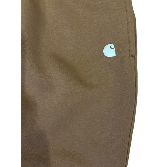 CARHARTT JOGGERS WOMENS LARGE BROWN MIDWEIGHT RELAXED - Picture 2 of 8